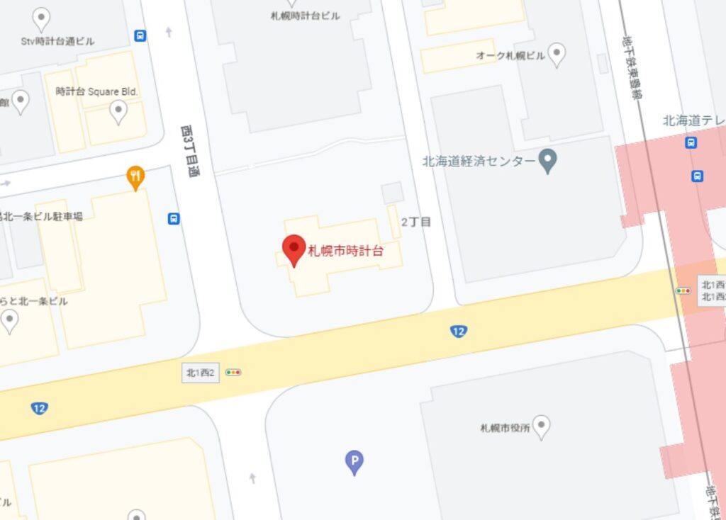 ファーストラボの場所を示す地図